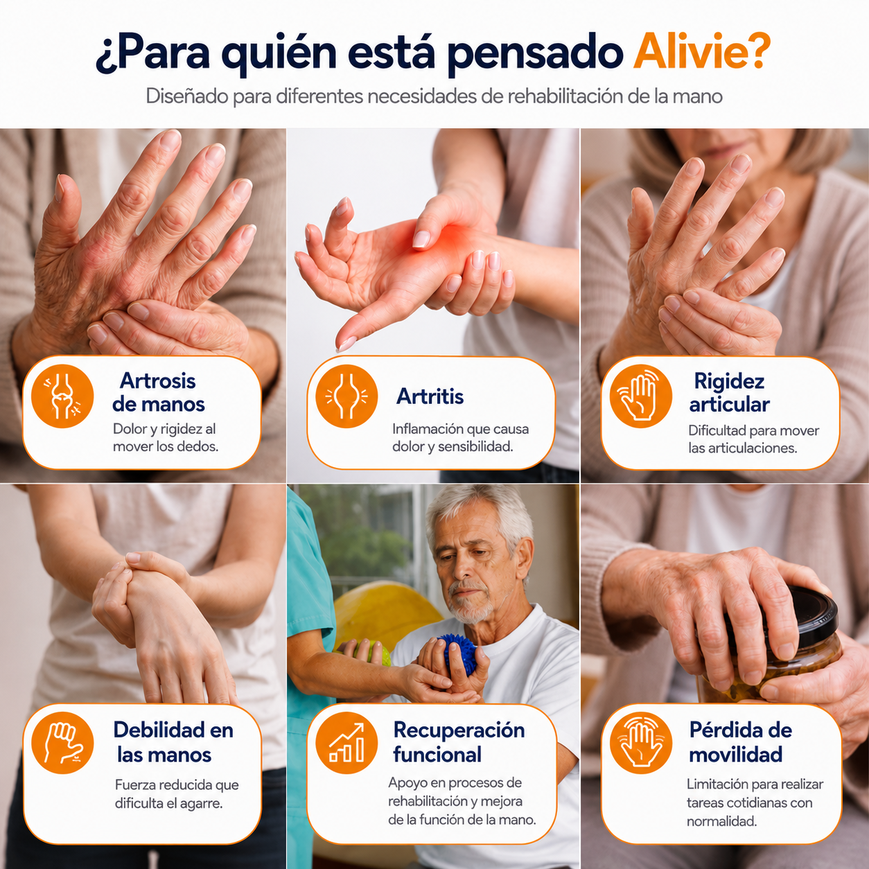 Alivie® — Guante Inteligente de Rehabilitación